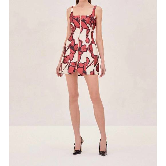 ALEXIS Dresses & Skirts - NEW ALEXIS claire short dress in rust petal